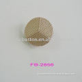 gold color round triangle look plating buttonFB-2856